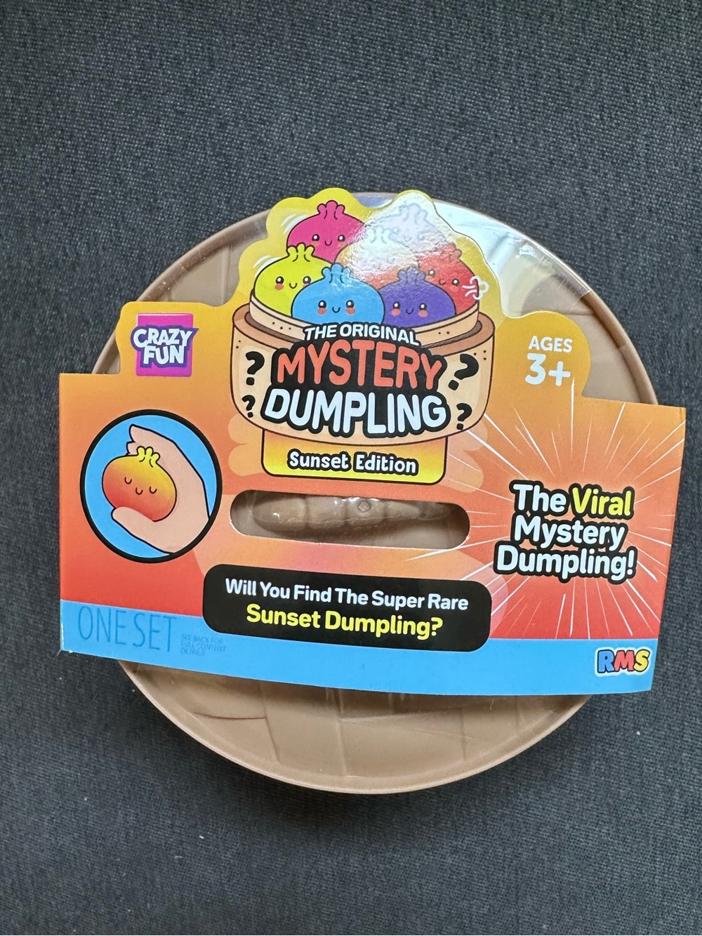 NEW RMS Crazy Fun Mystery Dumpling Bao Bun Squishy – Sunset Edition NWT